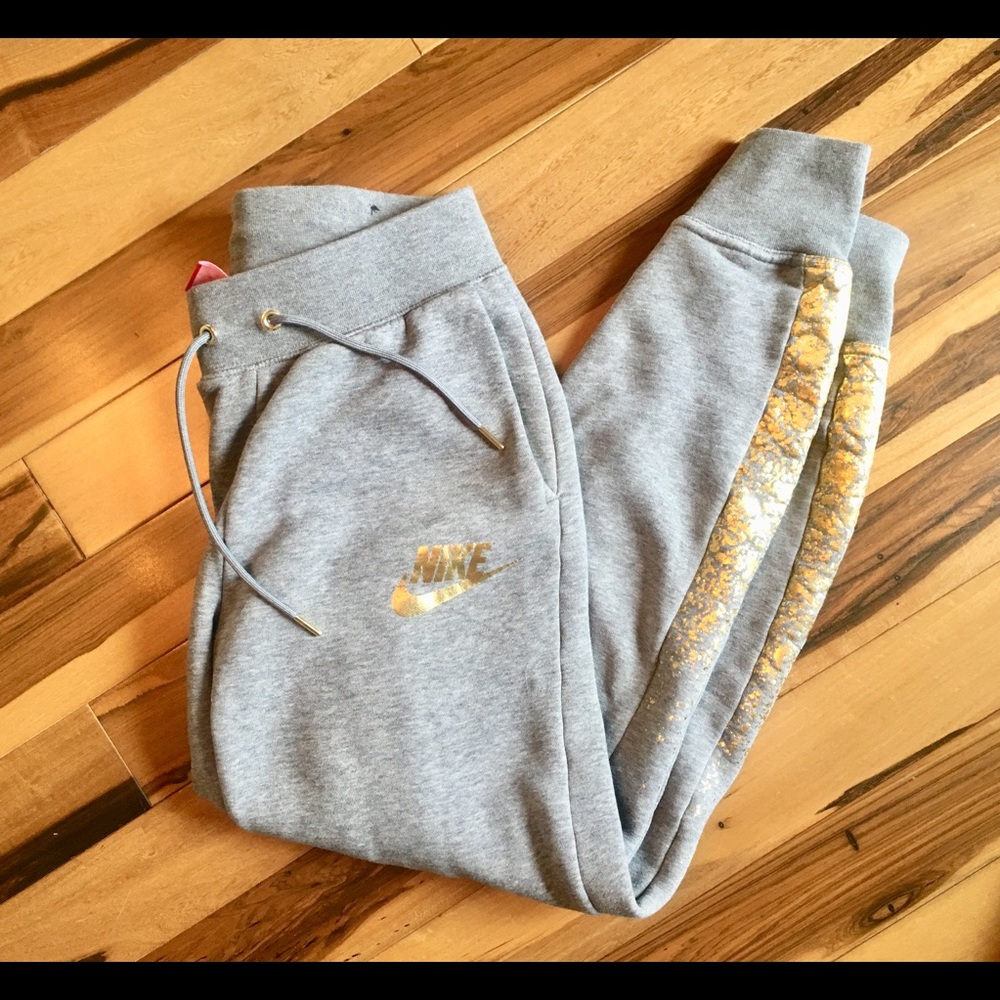 Nike Gold Jogger Sweats